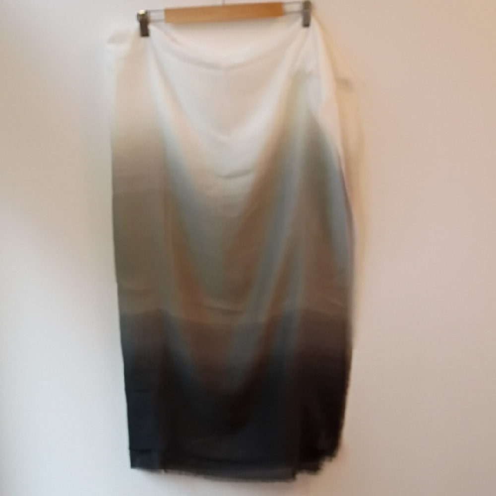 Cushnie Grey Horizon Scarf